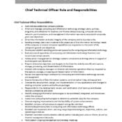 CMO Role and Responsibilities