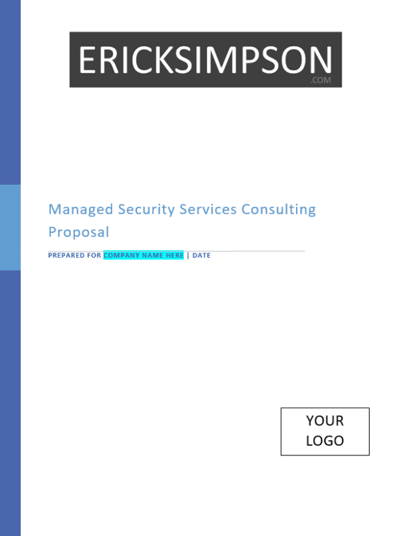 Erick-Simpsons-Managed-Security Services Sales Proposal