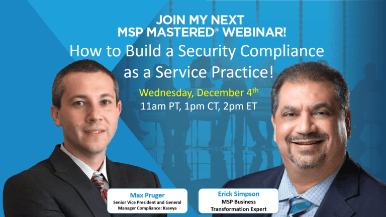How to Build a Security Compliance as a Service Practice!  – Webinar