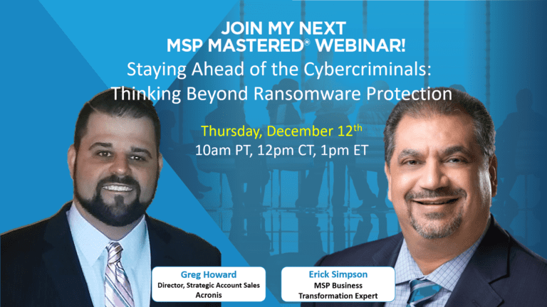 How to Stay Ahead of the Cybercriminals!  – Webinar