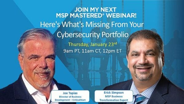 What’s Missing From Your Cybersecurity Portfolio  – Webinar